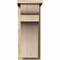 Ekena Millwork Yorktown Rough Sawn Corbel w/Backplate, Douglas Fir, 8"W x 12"D x 20"H COR08X12X20YOR01RDF - alternate 3